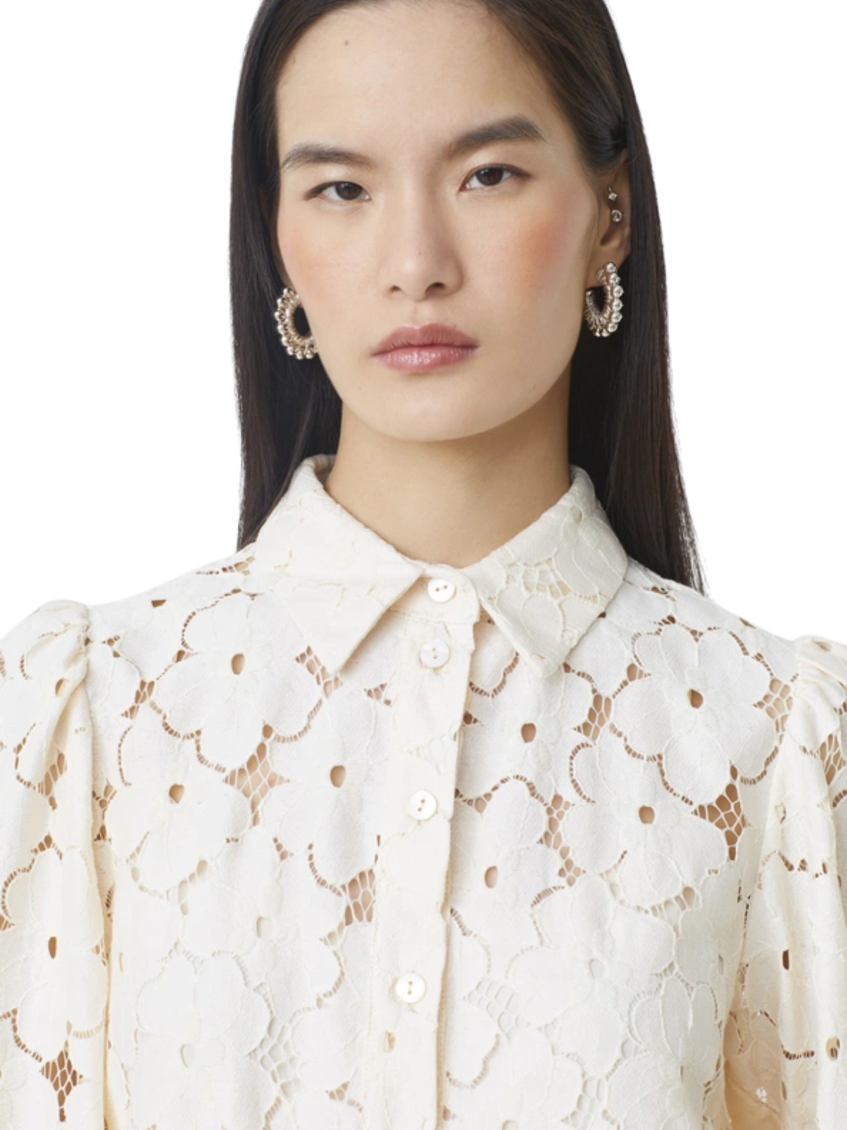 Lamour Floral Lace Blouse