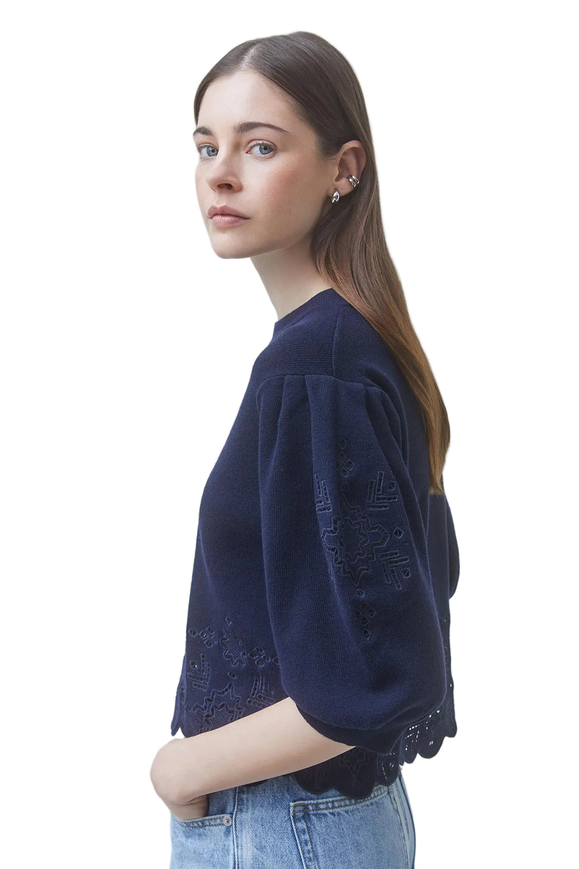 Parvi Embroidery Sweater