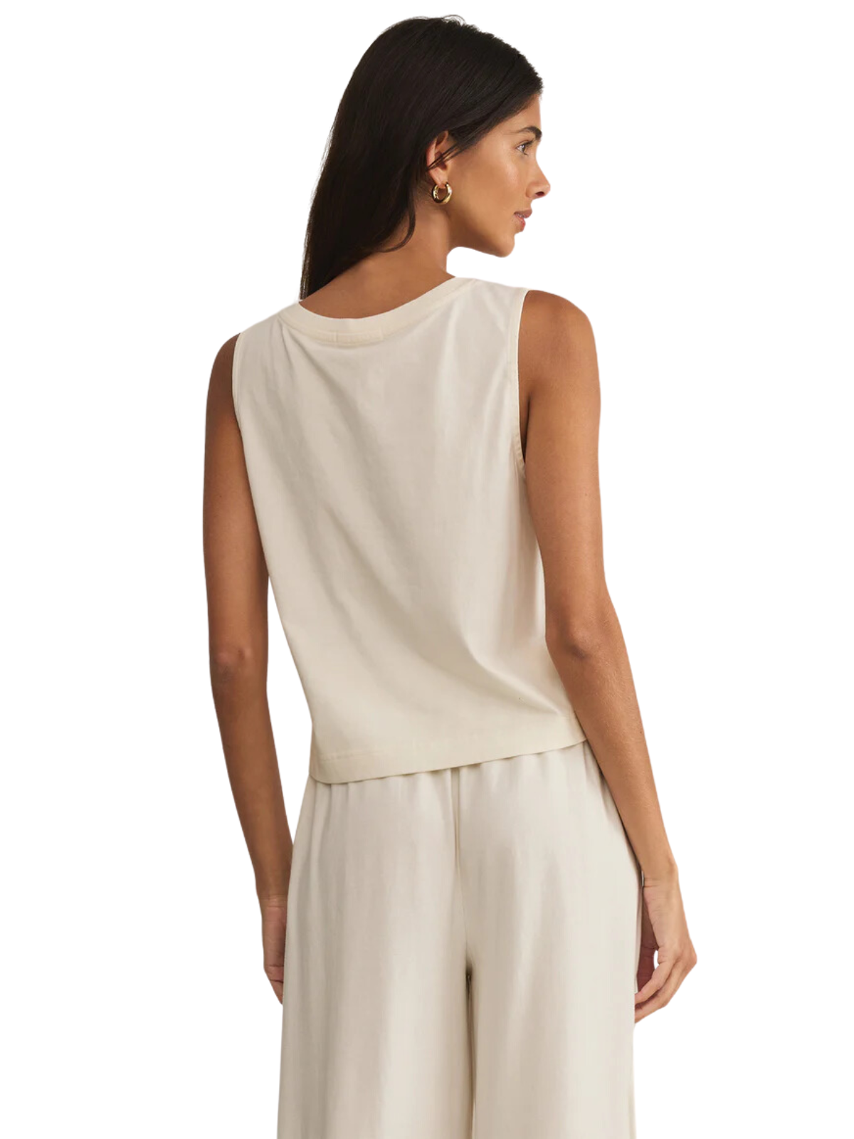 Sloane Cream V-Neck