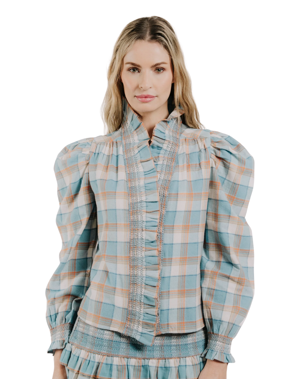 Zuri Plaid Flannel Top