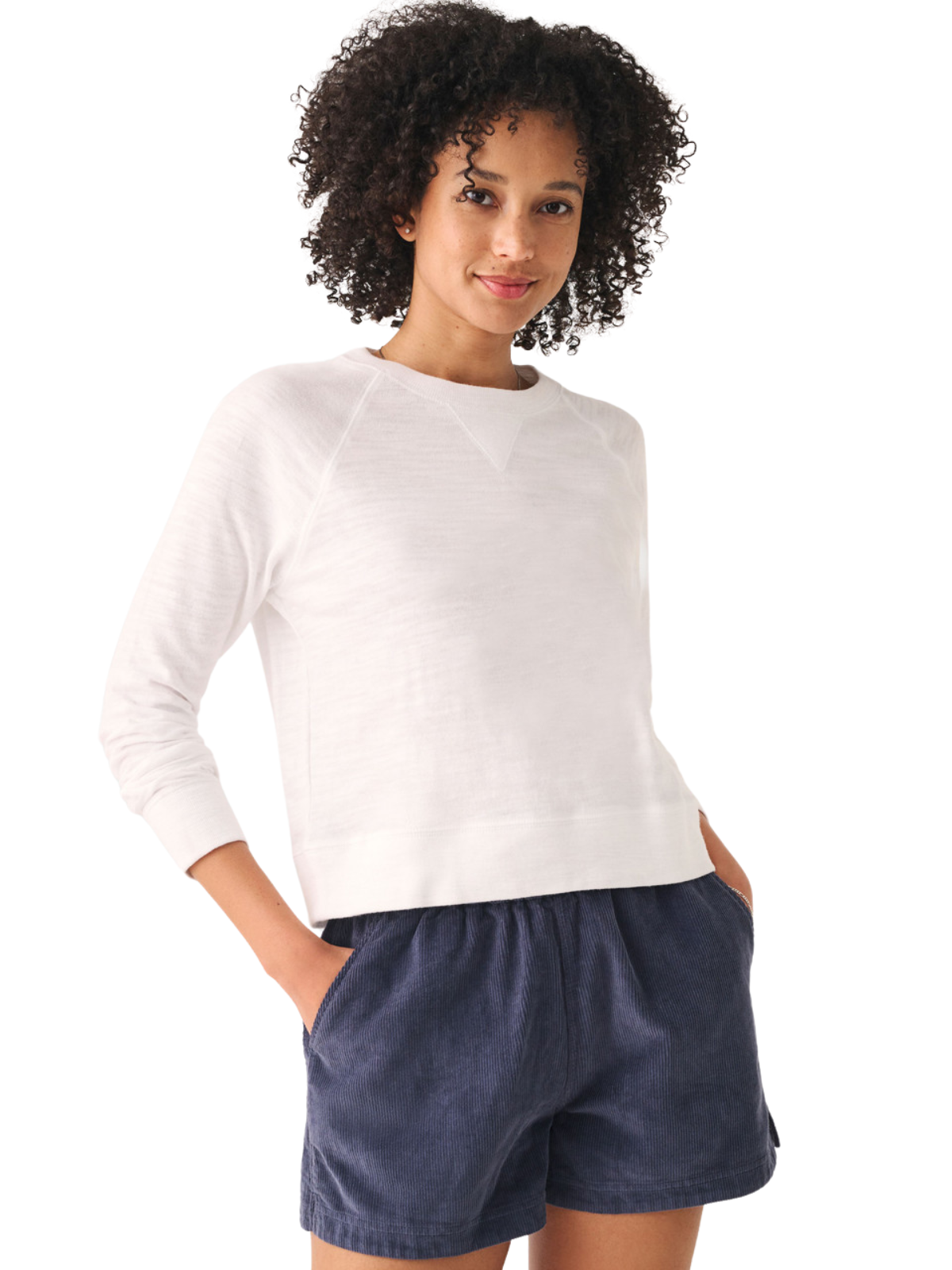 Organic Sunwashed Slub Crew