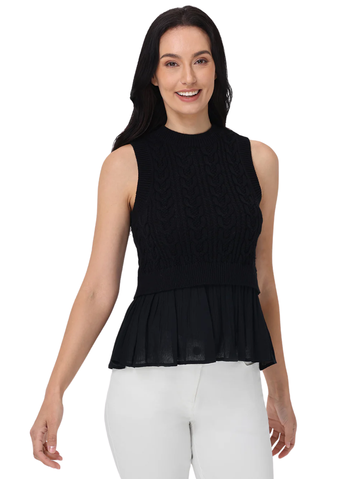 Camilia Cable Sweater Tank