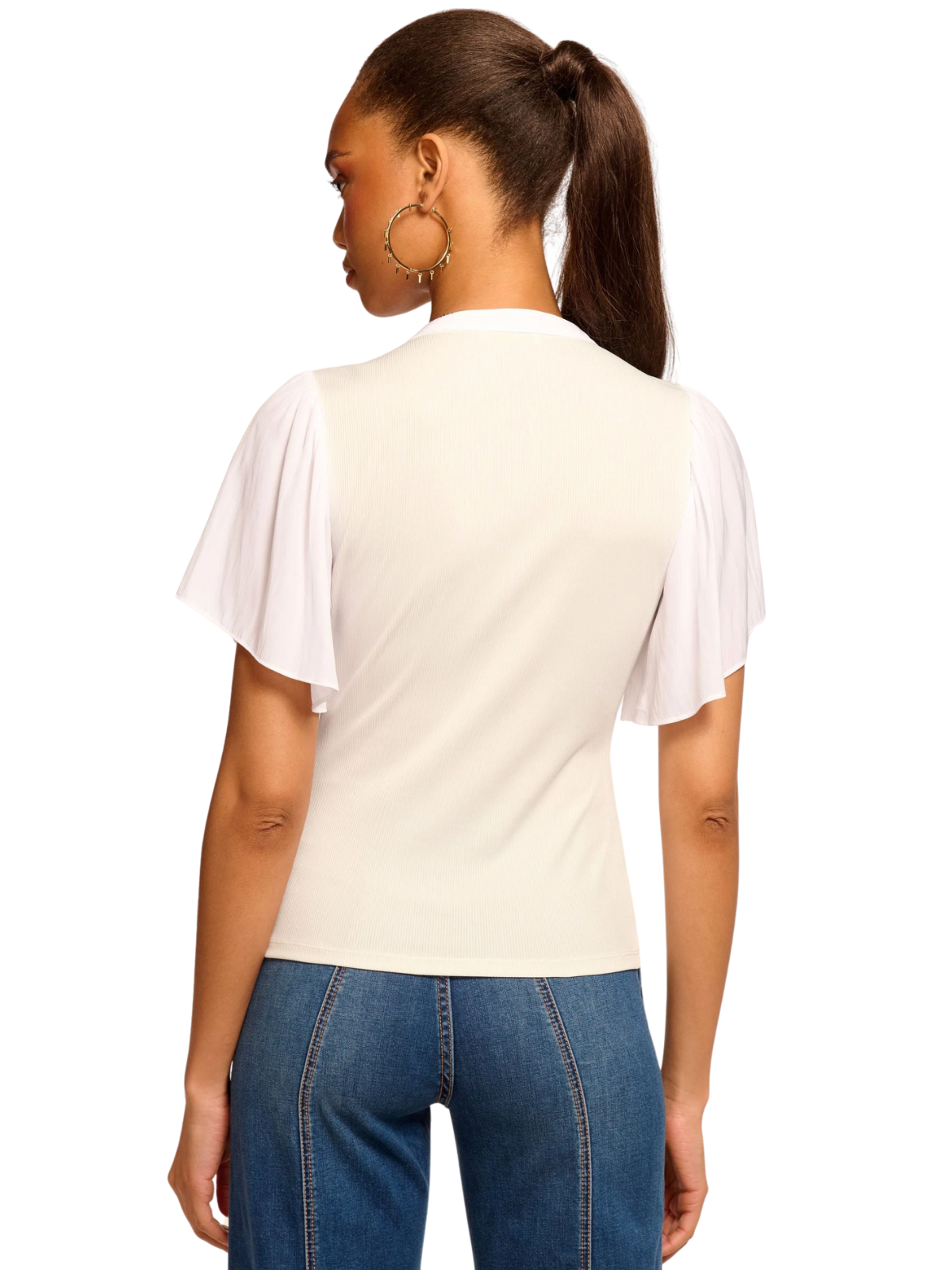 Colette Ribbed Combo Top