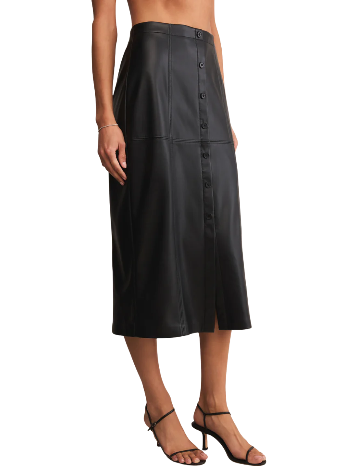 Reine Faux Leather Skirt