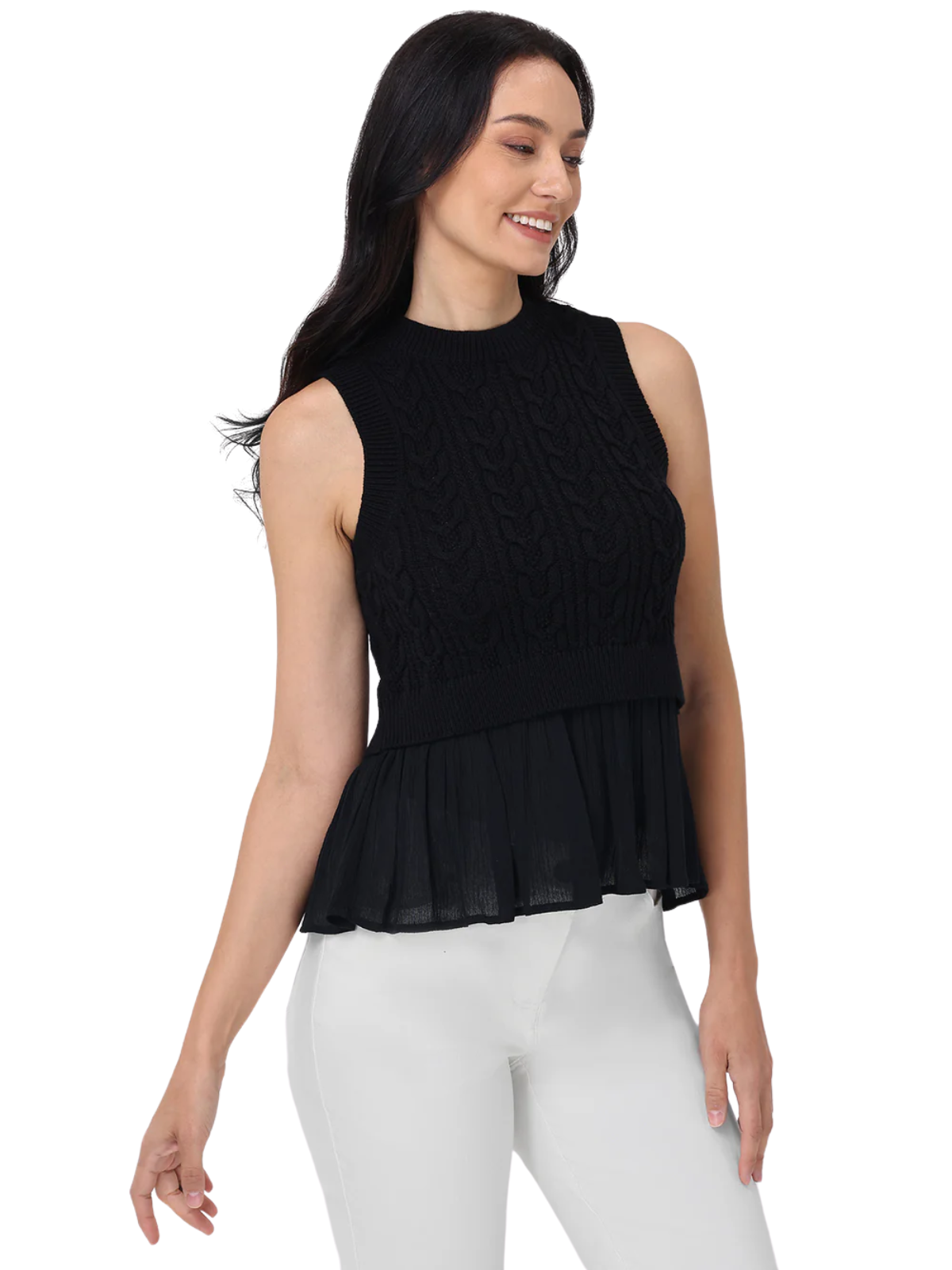 Camilia Cable Sweater Tank