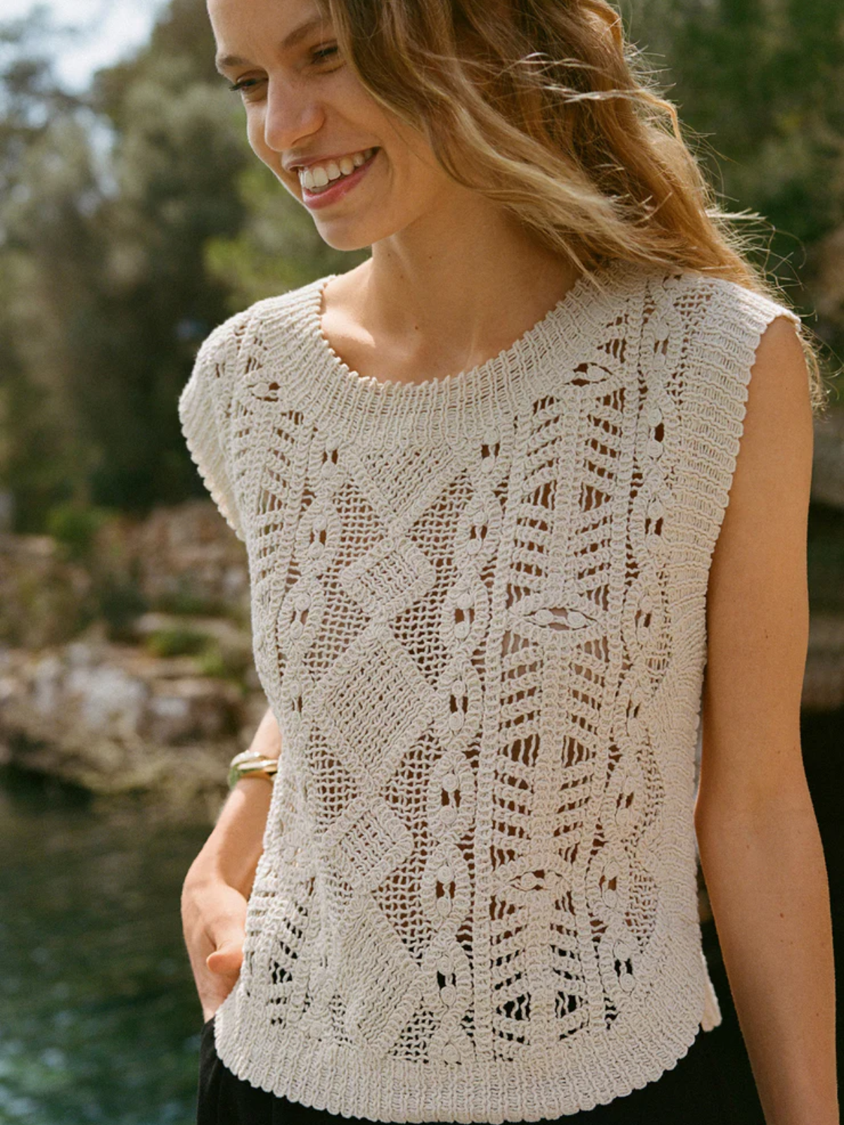Baroque Crochet Sweater