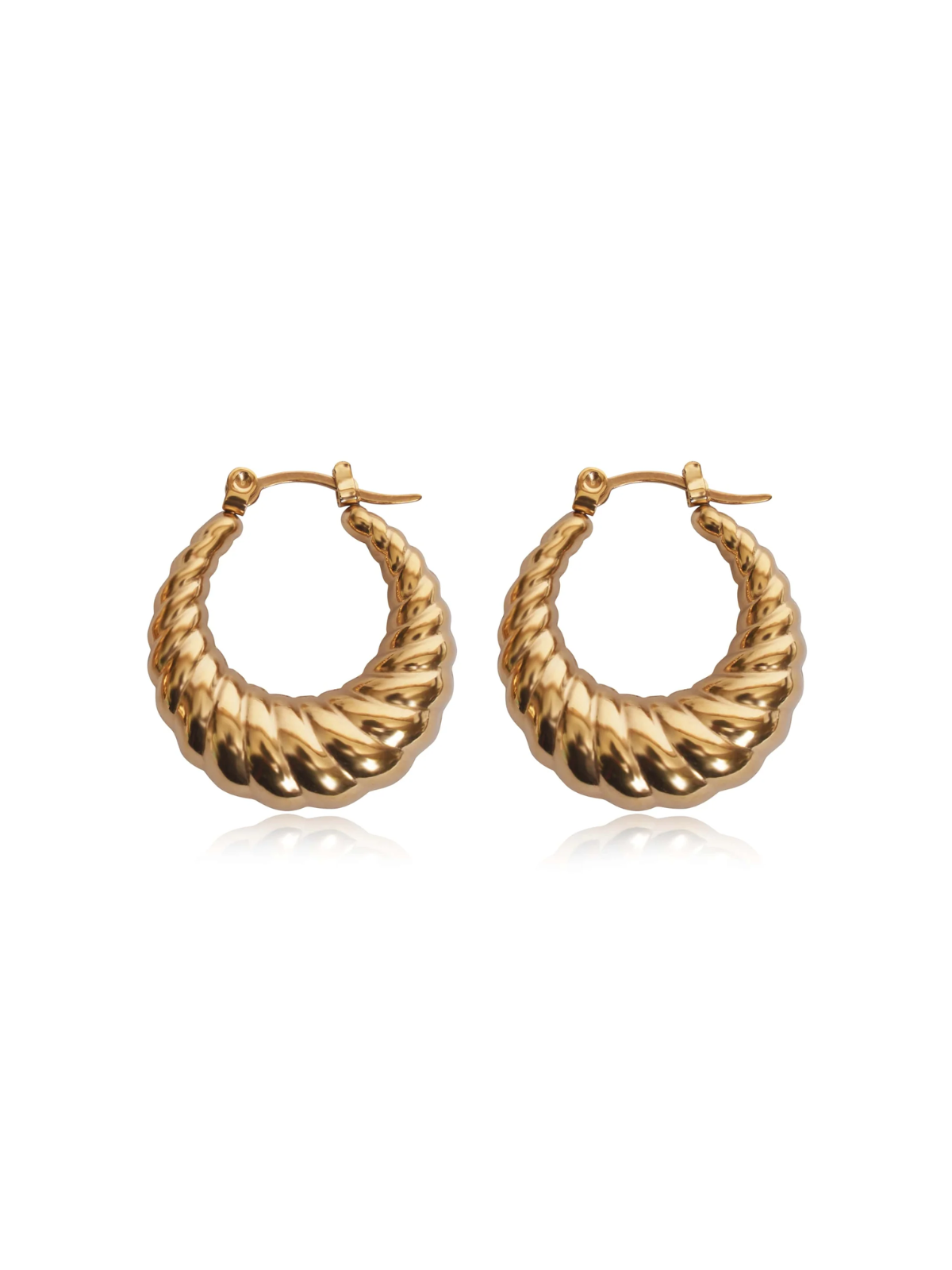 Starla Croissant Hoops