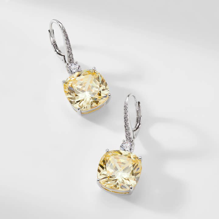 Soleil Yellow Drop Earrings