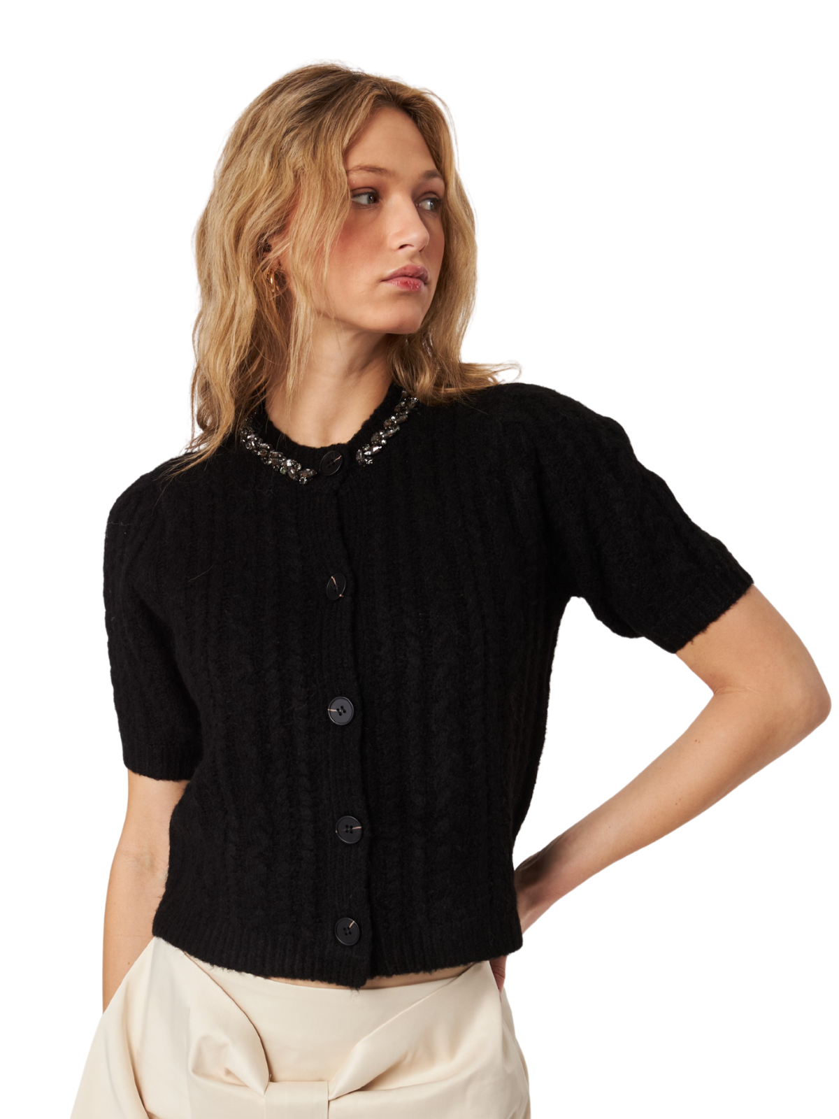 Maxwell Crystal Cardigan