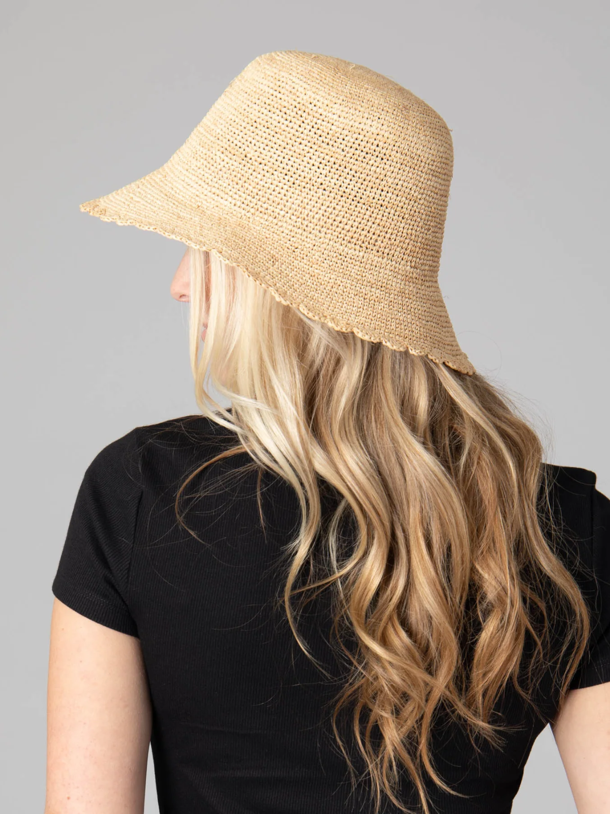 Sand Dollar Hand Crochet Bucket Hat