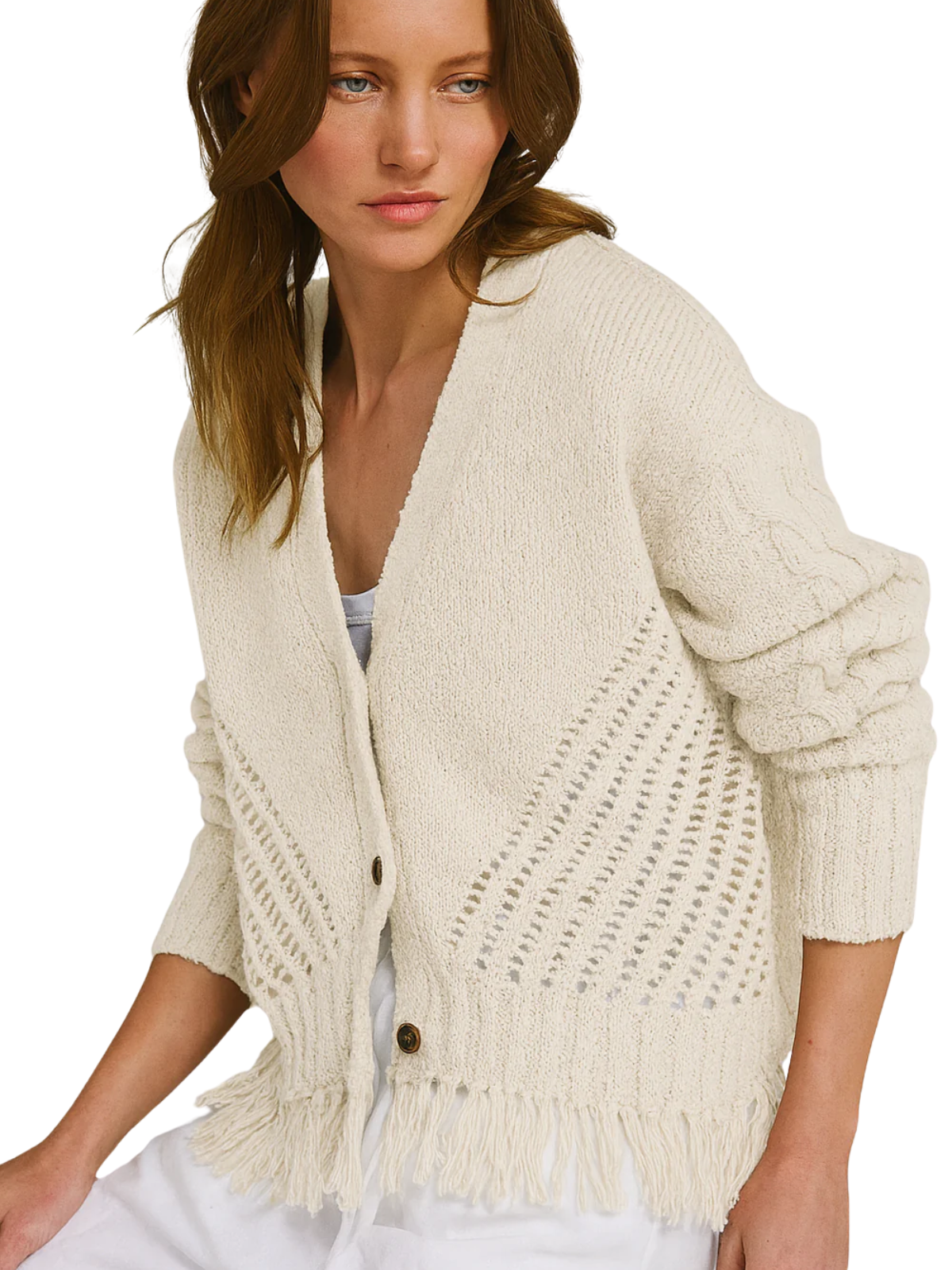 Stitch Open Cardigan