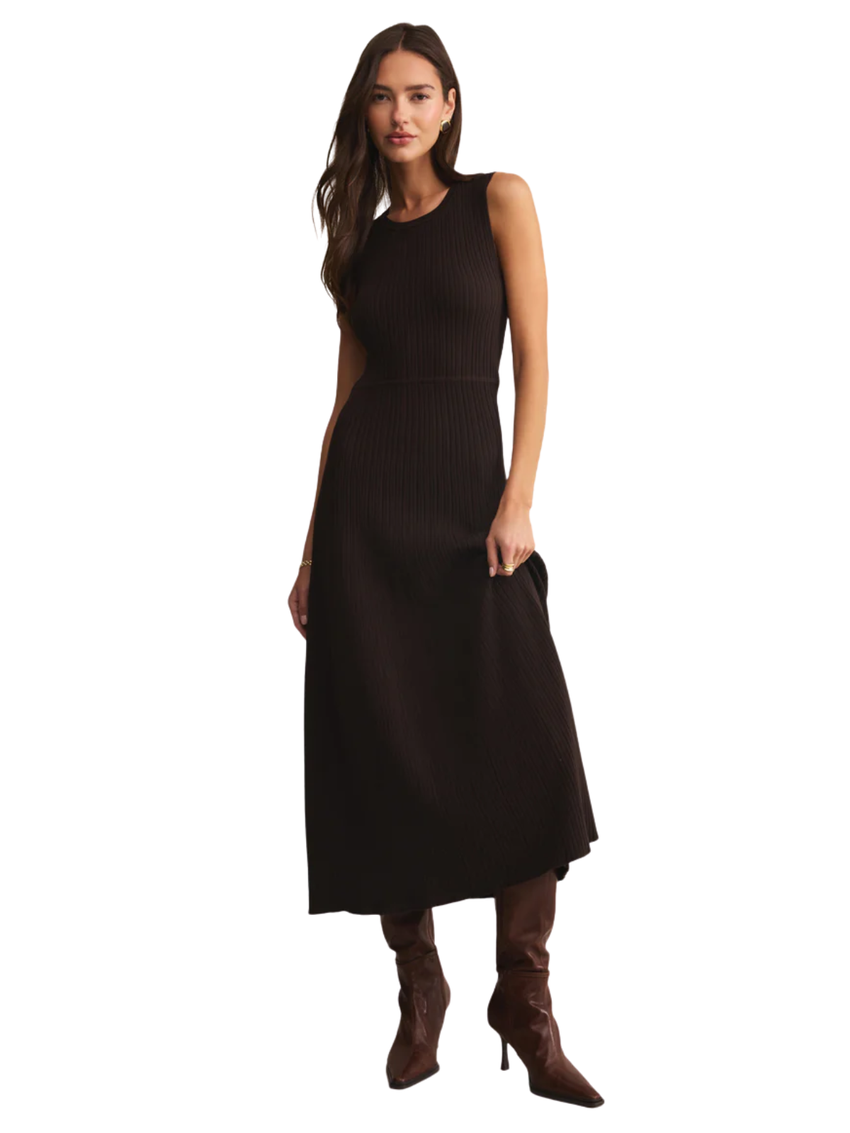 Elba Ribbed Sweater Dress