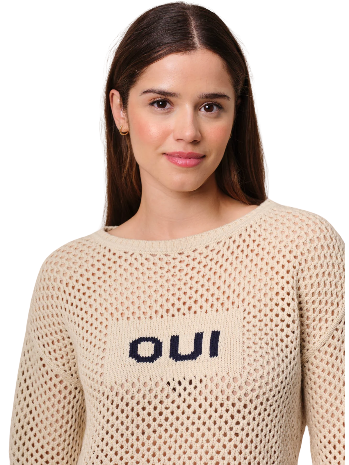 OUI Mesh Sweater