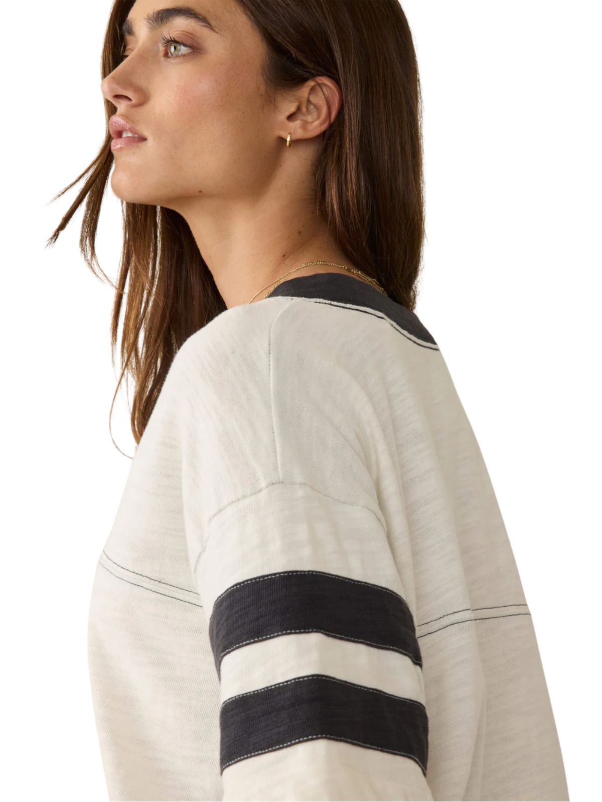 Sunwashed Slub Varisty Tee