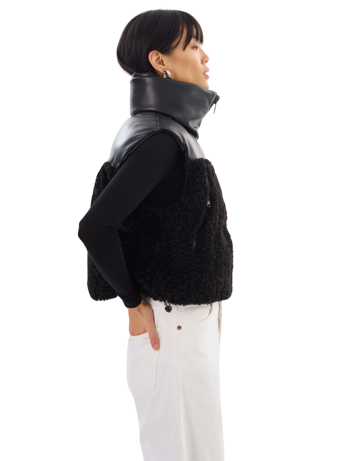 Melicia Reversible Puffer Vest