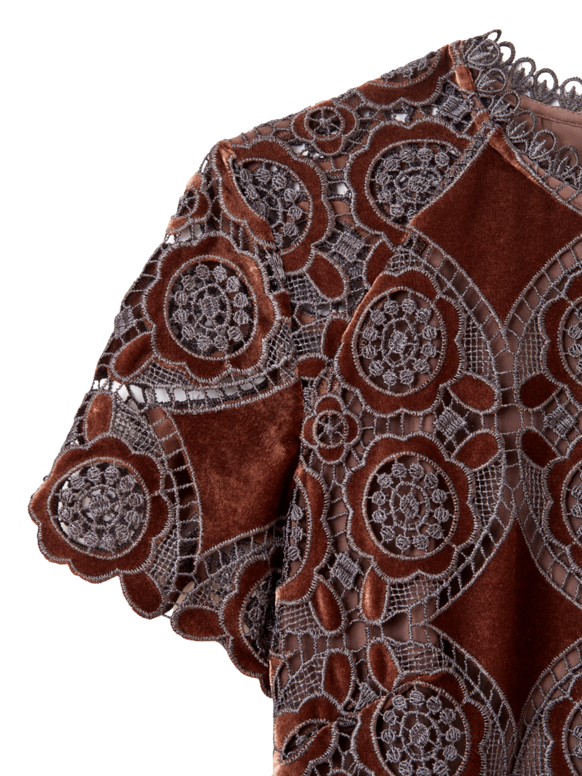 Waverly Velvet Lace Dress