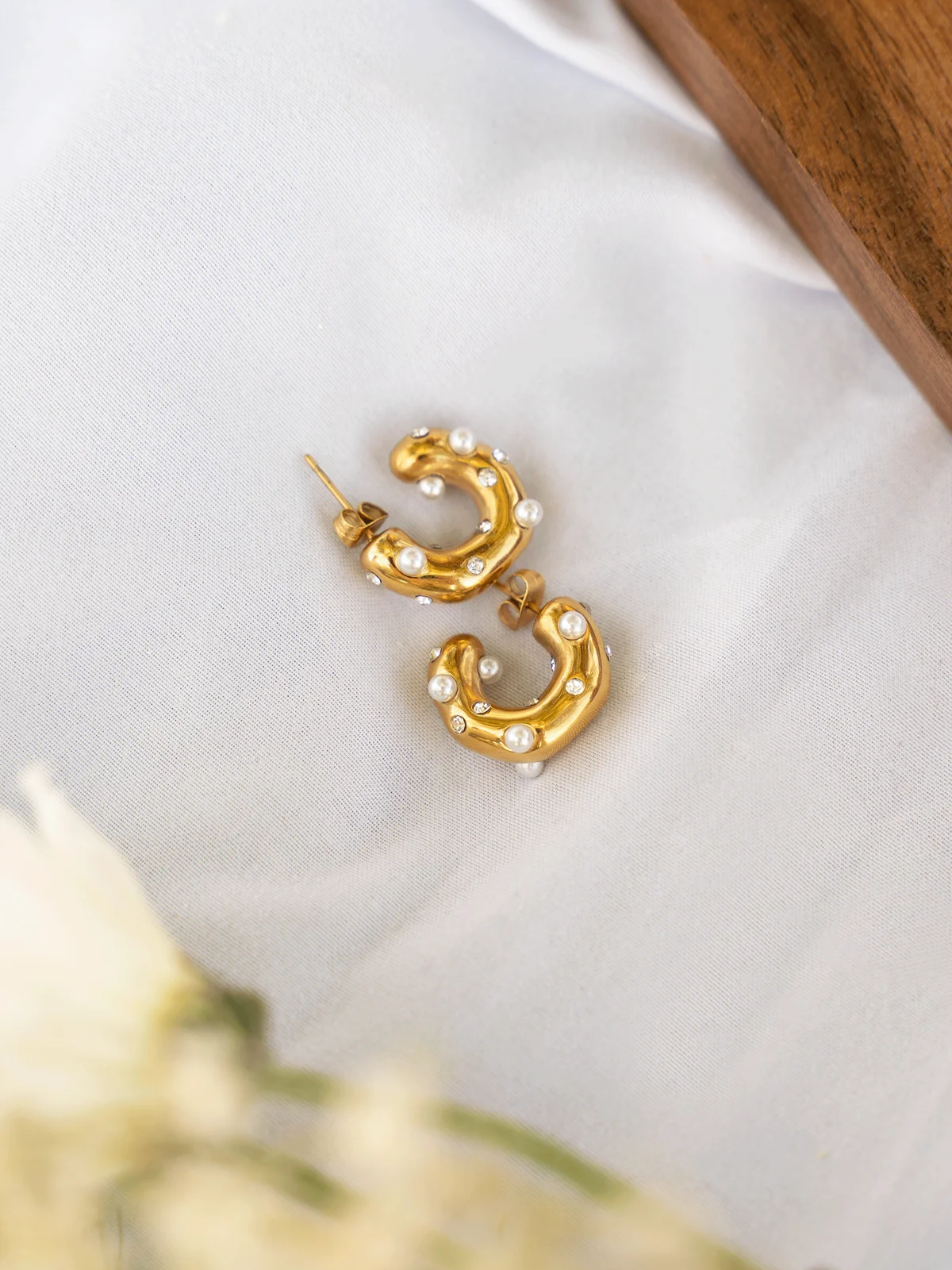 Blaire Freshwater Pearl Hoops