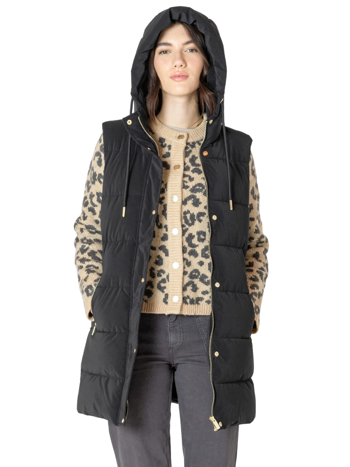 Hooded Puffer Vest