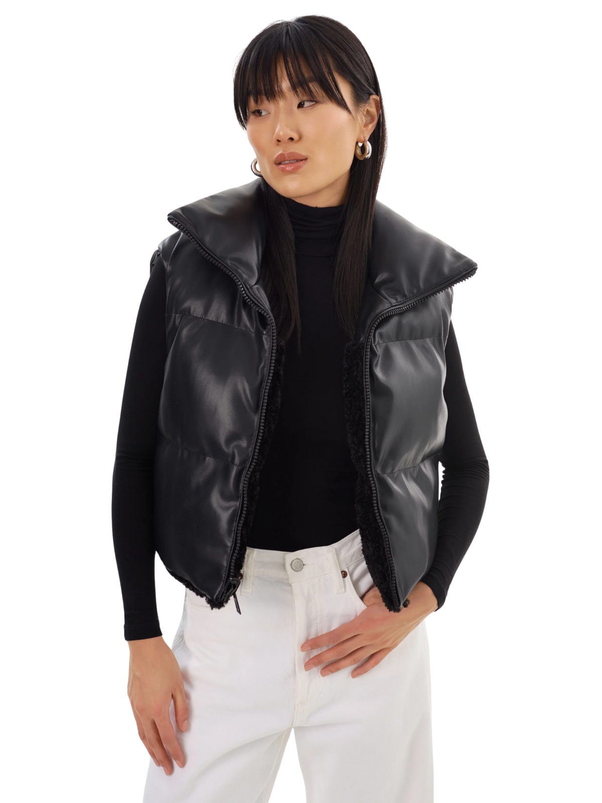 Melicia Reversible Puffer Vest