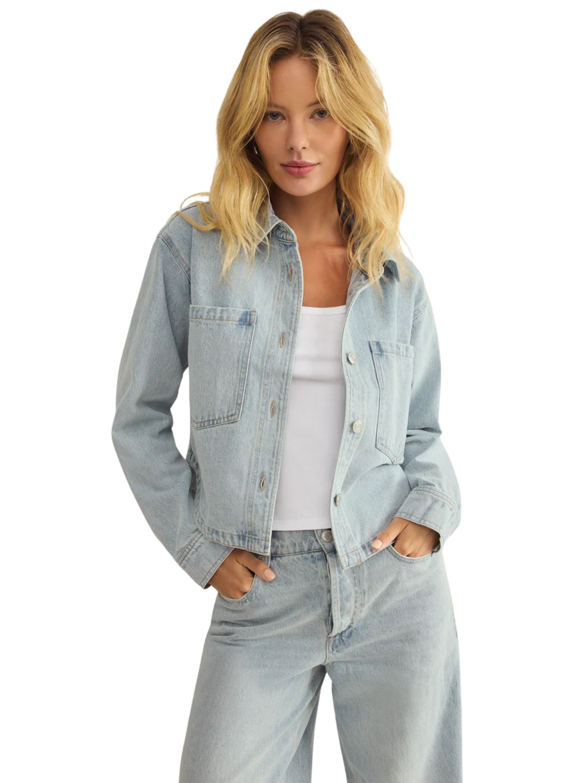 Cropped Denim Jacket