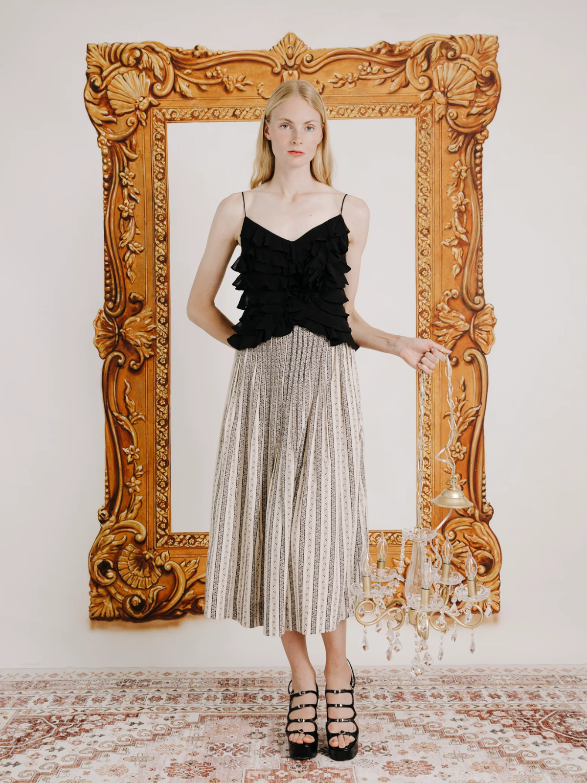 Elio Ruffle Top