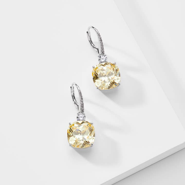 Soleil Yellow Drop Earrings