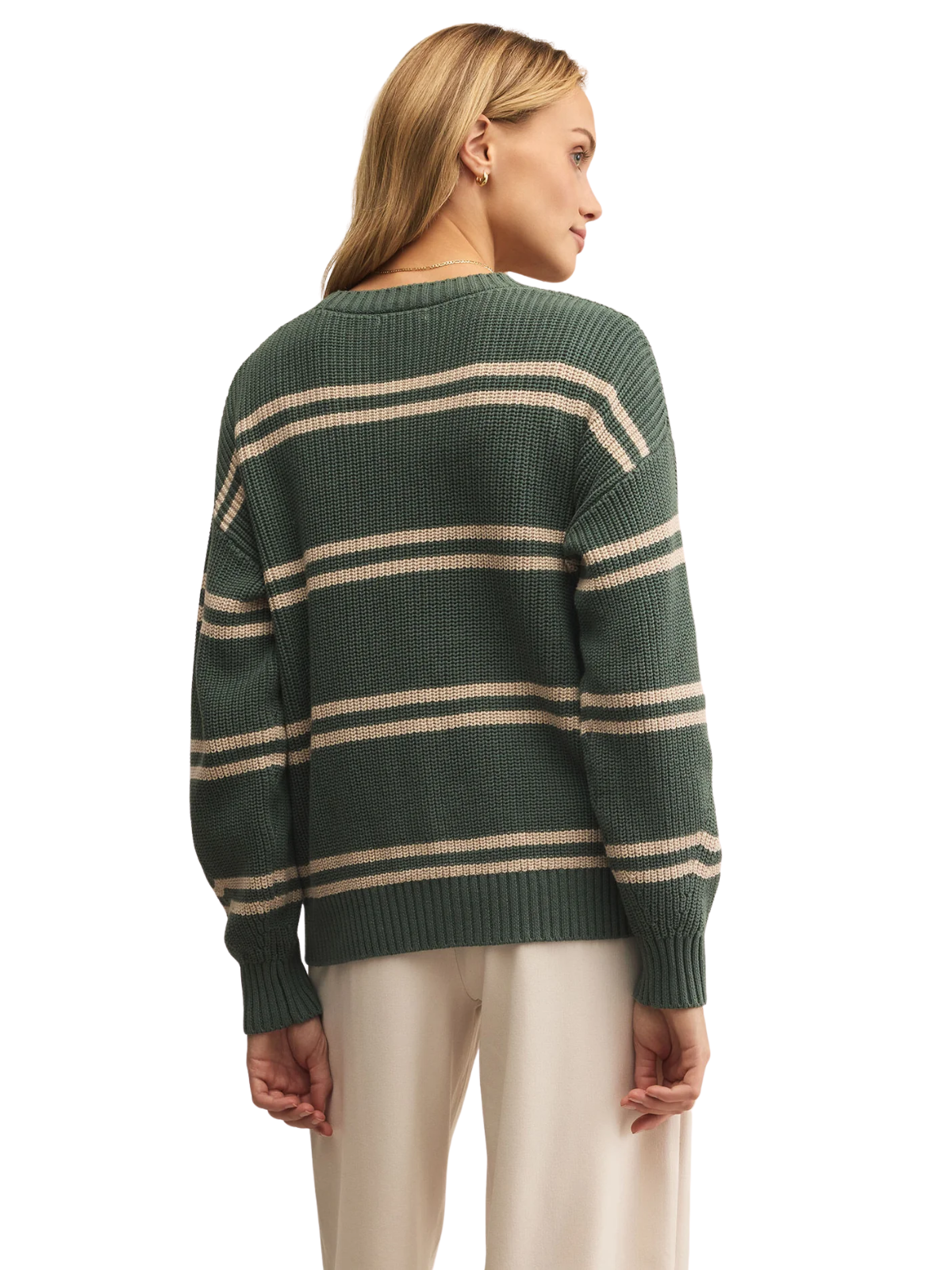 Boyfriend Striped Cardigan