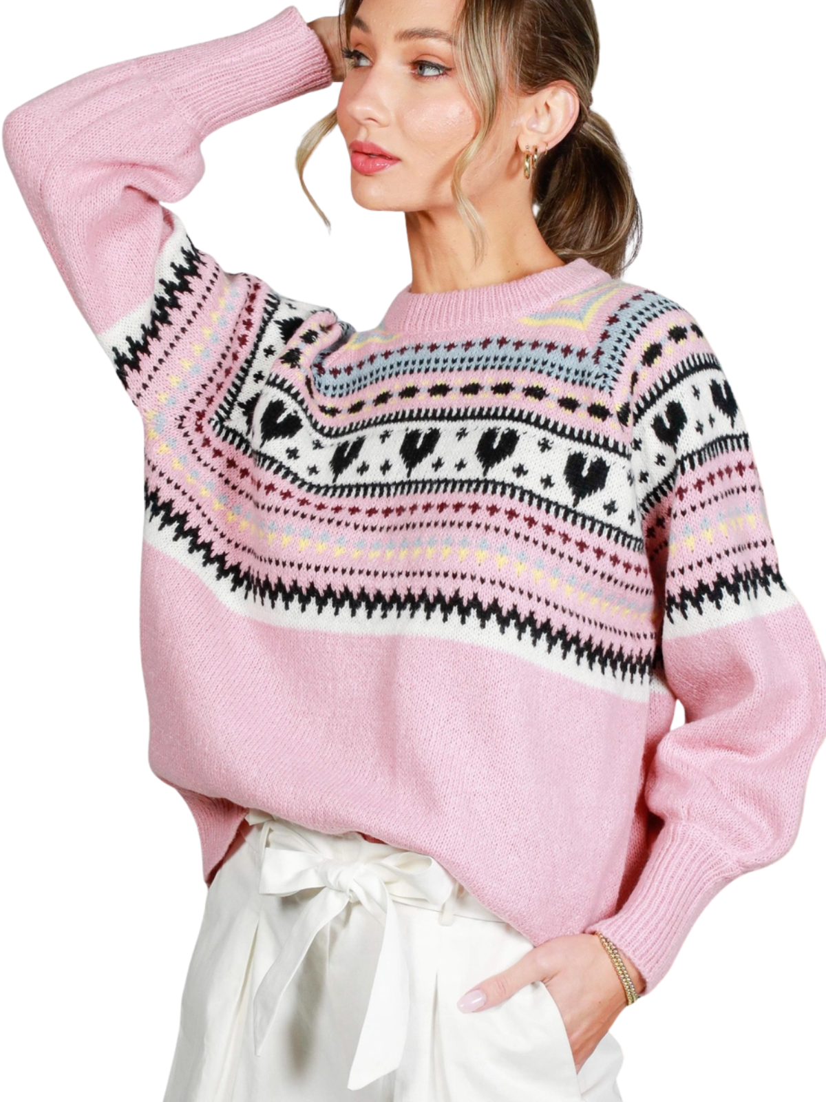 Geometric Knitted Sweater