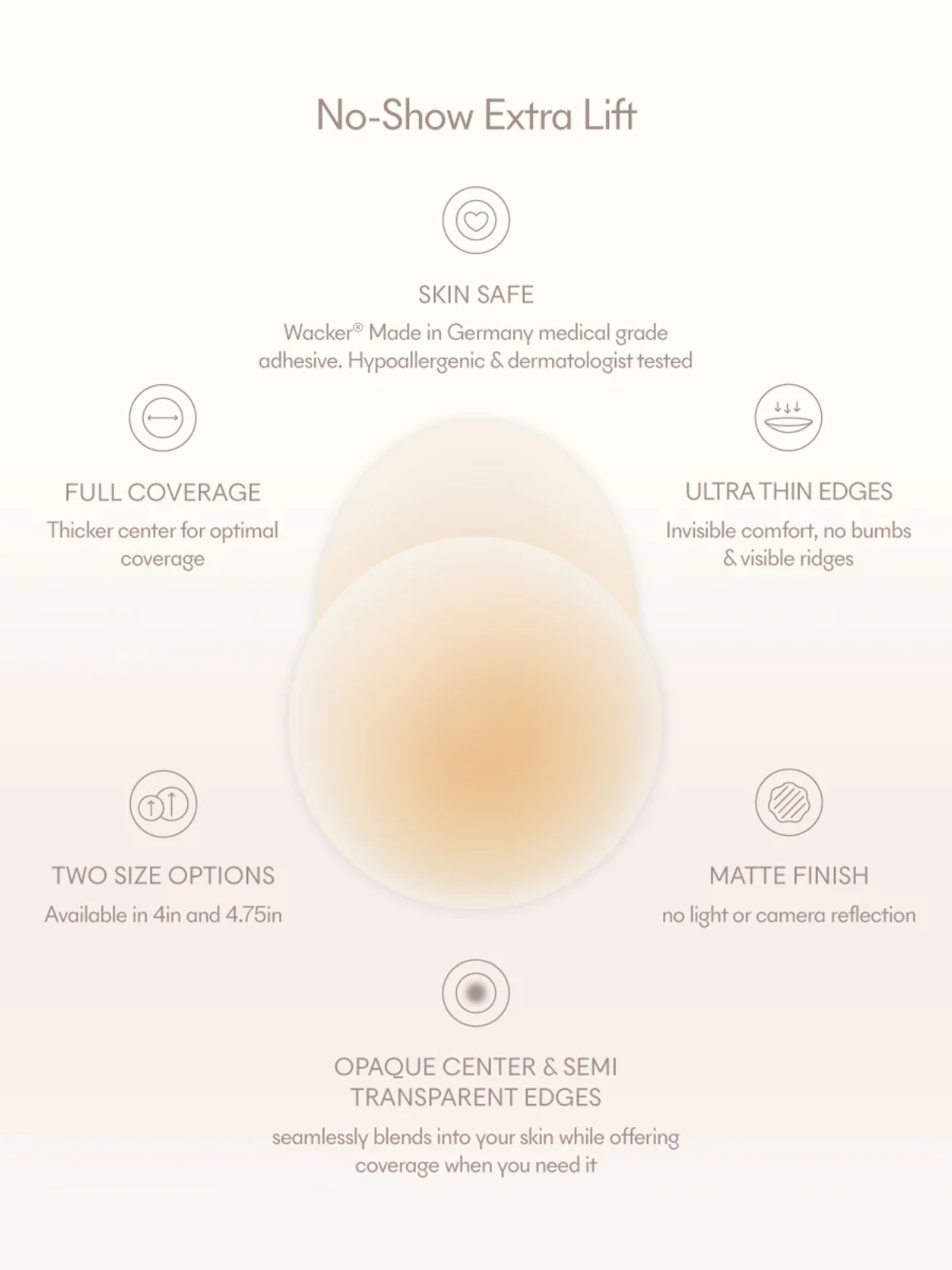 Lift Adhesive Nipple Cover