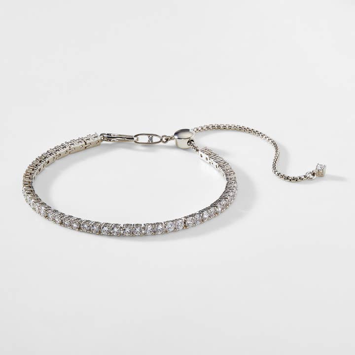 Love All Adjustable Tennis Bracelet