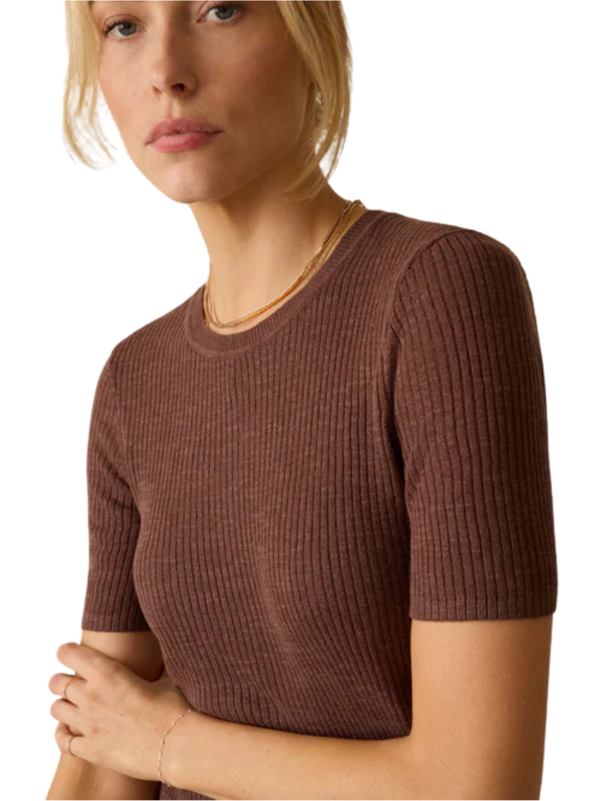 Miramar Linen Rib Tee