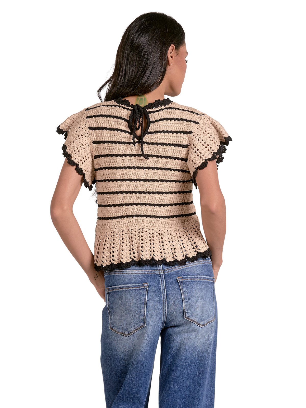 Nina Ruffle Sweater