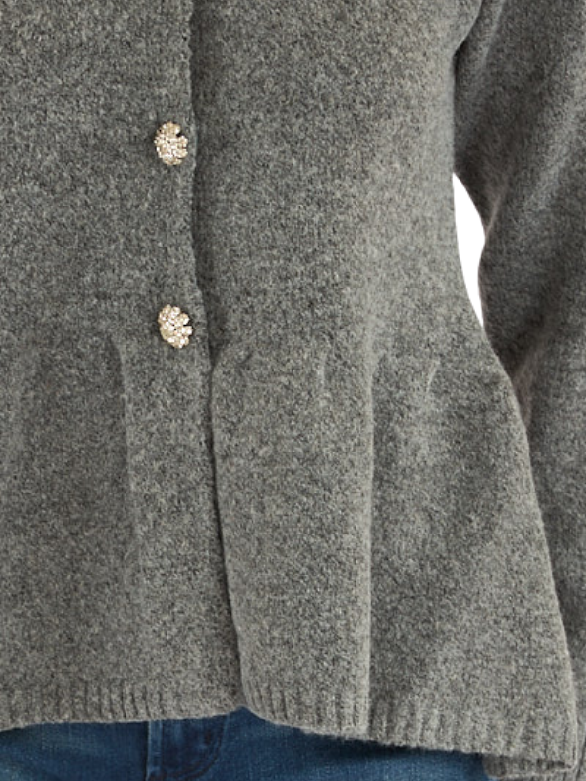 Davie Peplum Cardigan