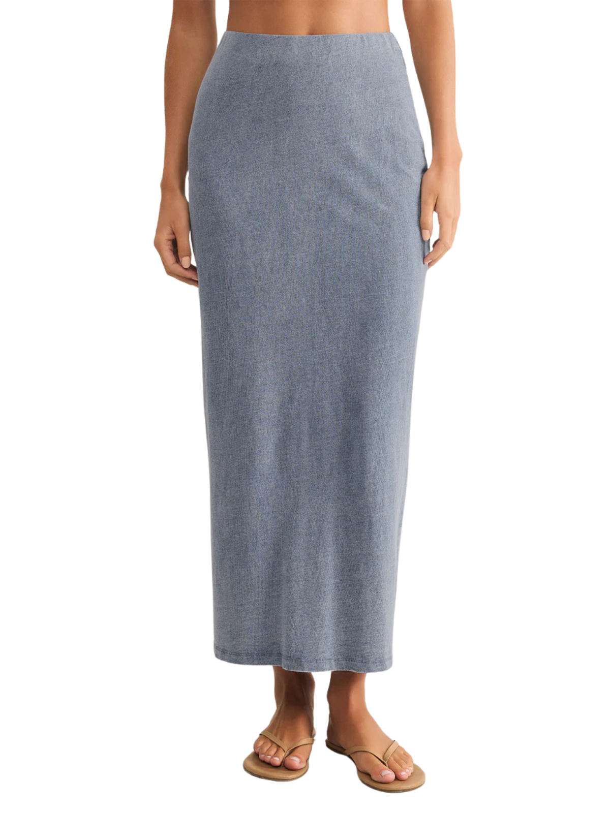 Gail Jersey Denim Skirt