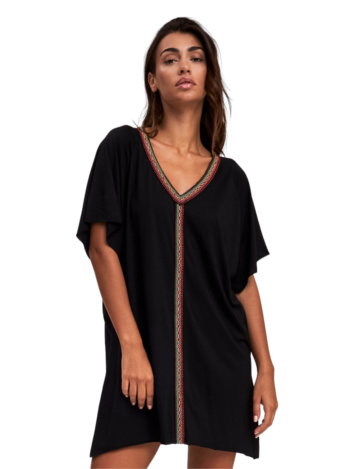 pitusa mini abaya dress Pima Mini Abaya Dress Turquoise / Standard