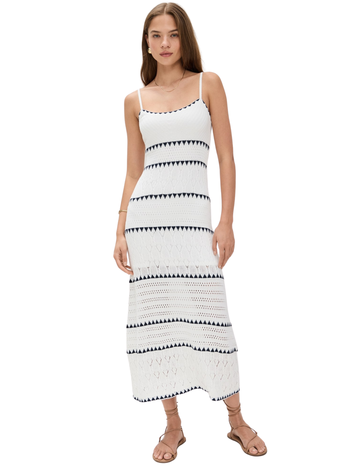 Catamaran Striped Maxi Dress