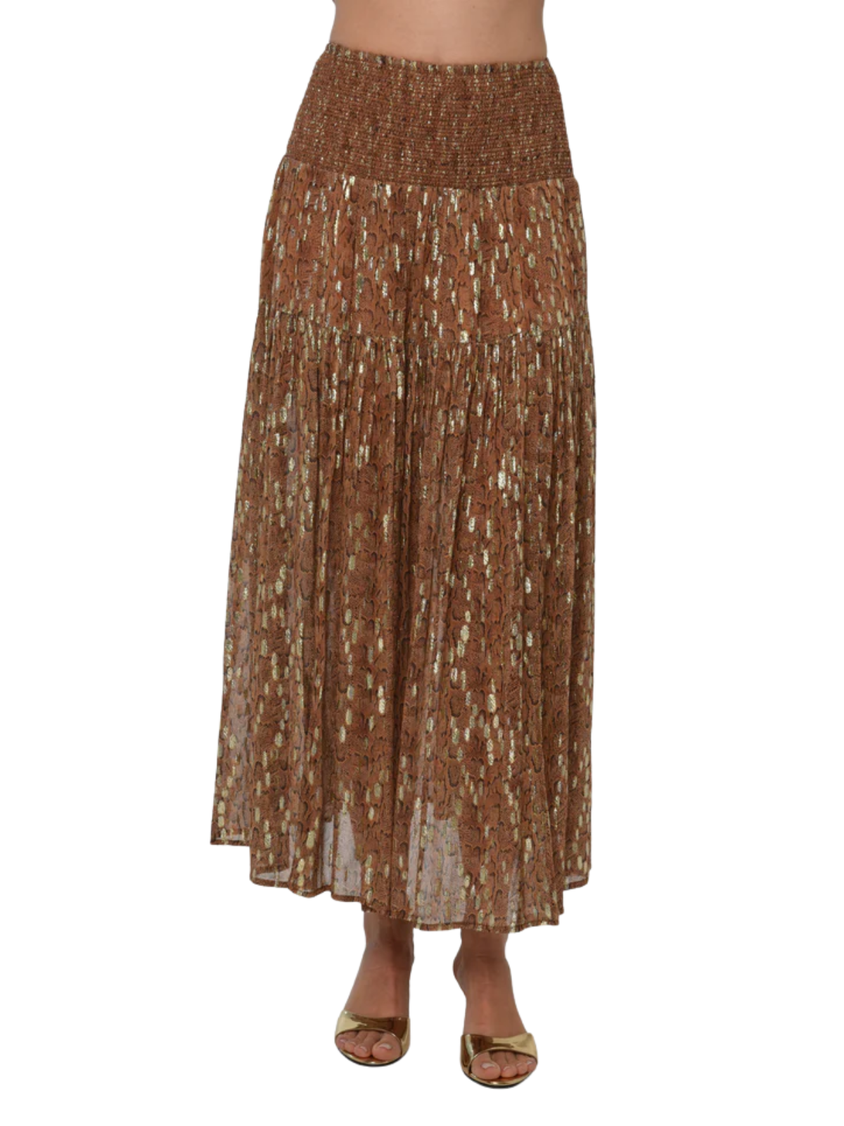 Isabelle Metallic Skirt