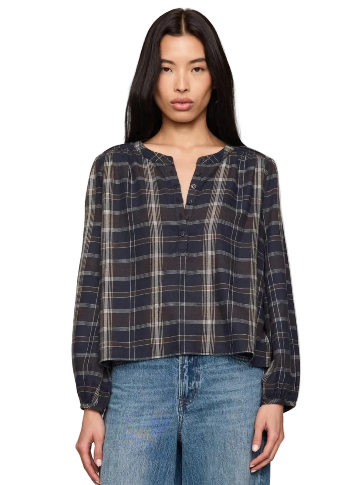 Autumn Plaid Button Up Top_Z Supply_ZT264735