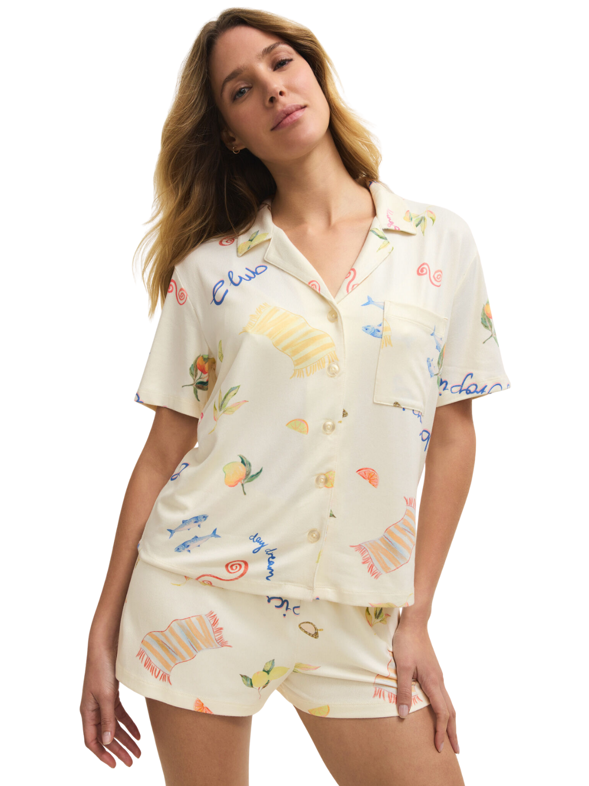 Beach Days Pj Top_Z SUPPLY_ZLT261435 2
