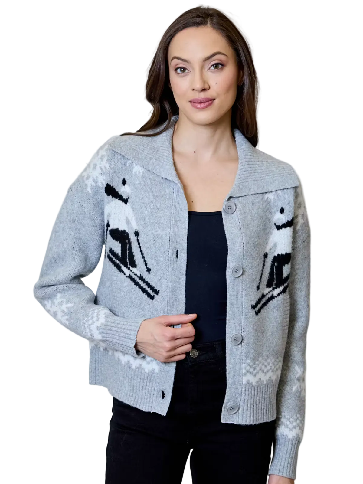 Boyfriend Skier Cardigan -Design History - BXV0412016