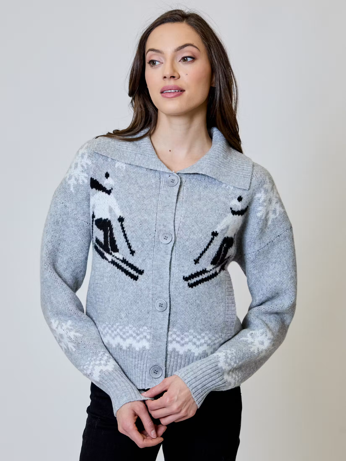 Boyfriend Skier Cardigan -Design History - BXV0412016