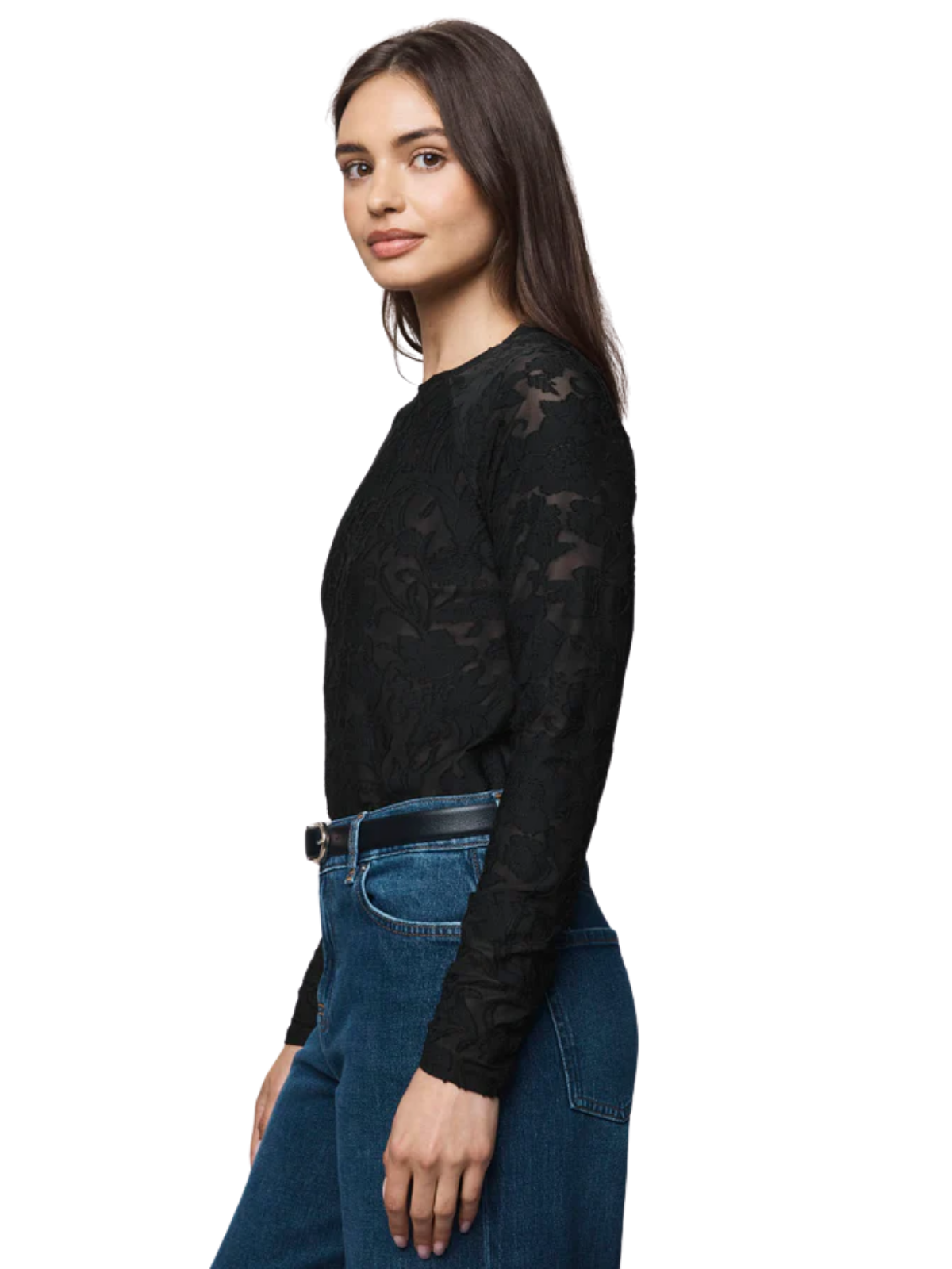 Cecelia Floral Long Sleeve Tee_Splendid_RF3W510SE