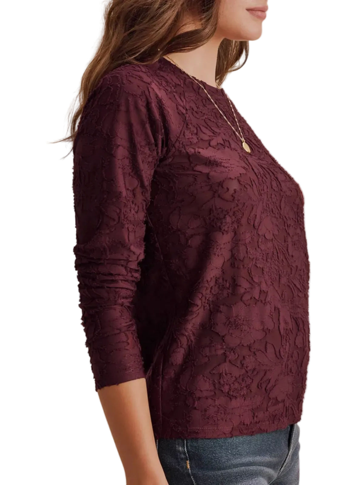 Cecelia Floral Long Sleeve Tee_Splendid_RF3W510SE