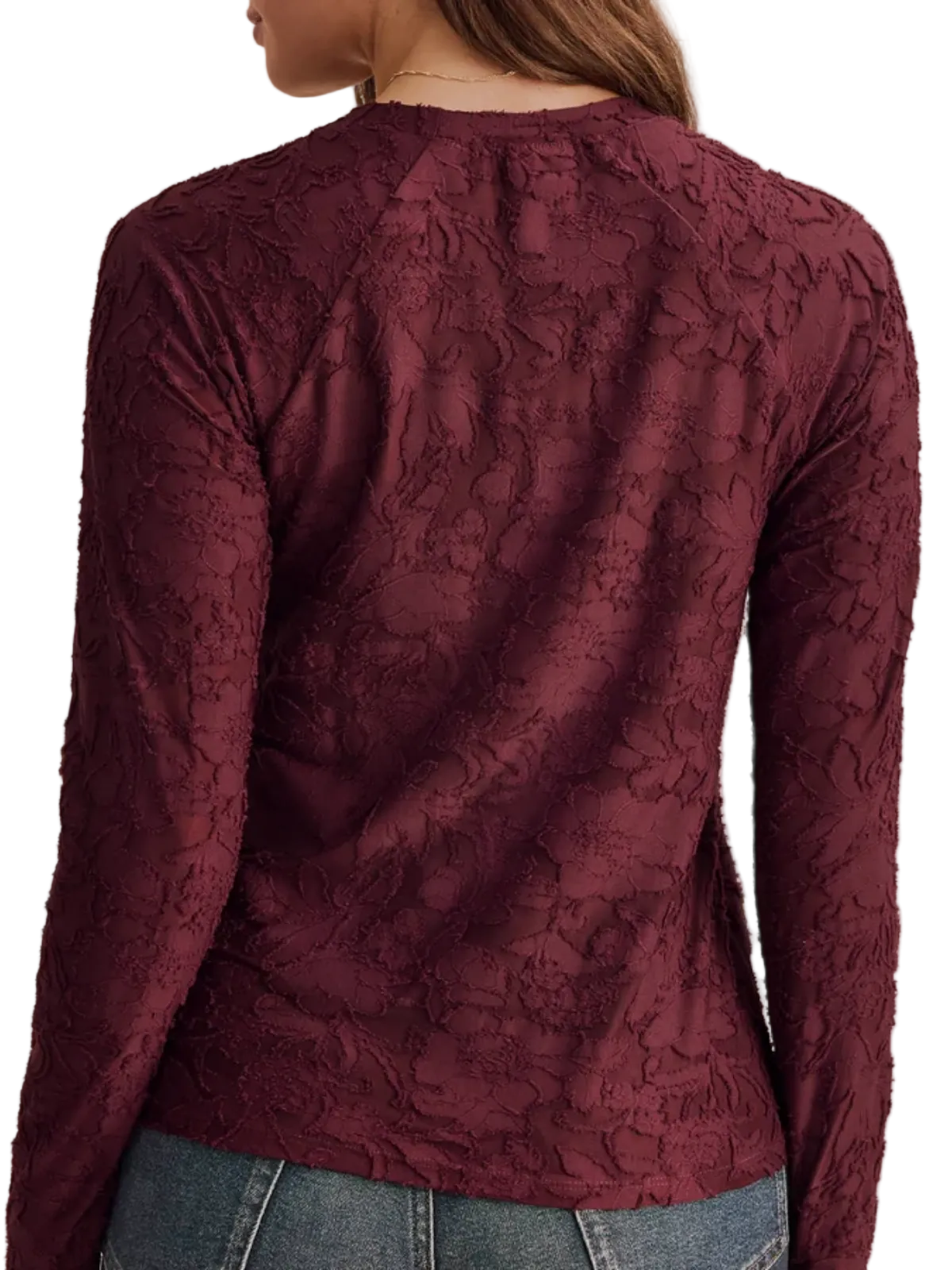 Cecelia Floral Long Sleeve Tee_Splendid_RF3W510SE
