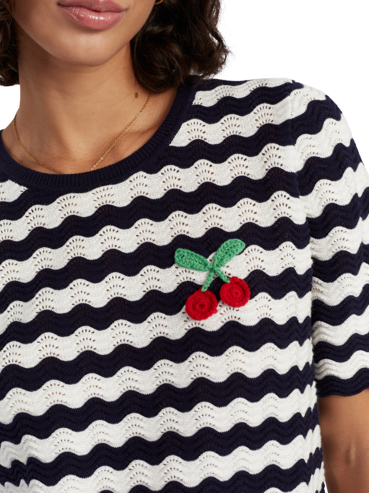 Cherry Crochet Tee_Chinti & Parker_KSS2659