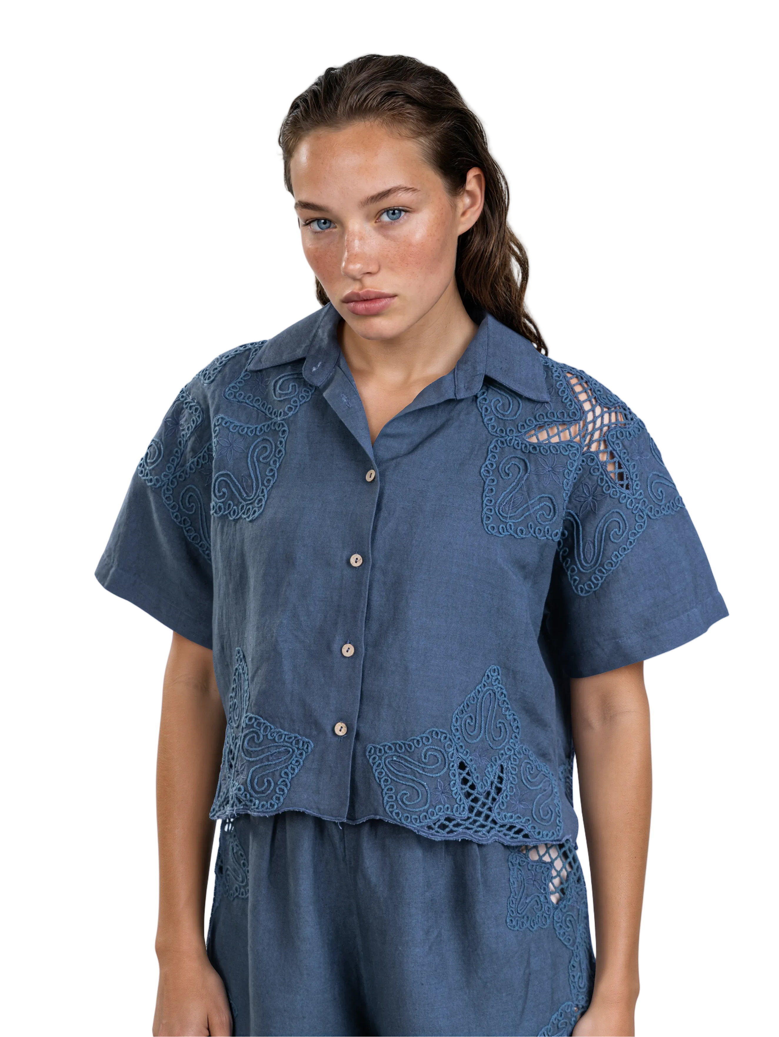Mae Linen Blouse