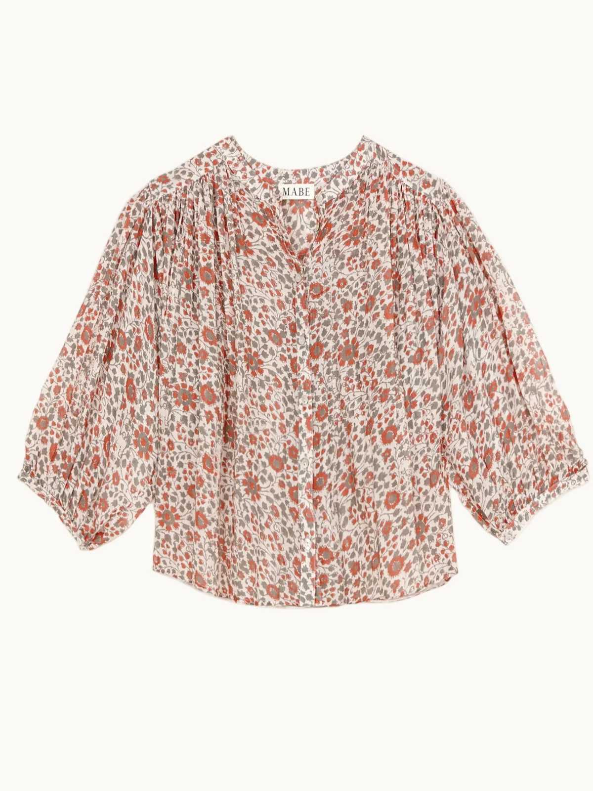 Della Print Long Sleeve Top_Mabe_740831-RST/KHA