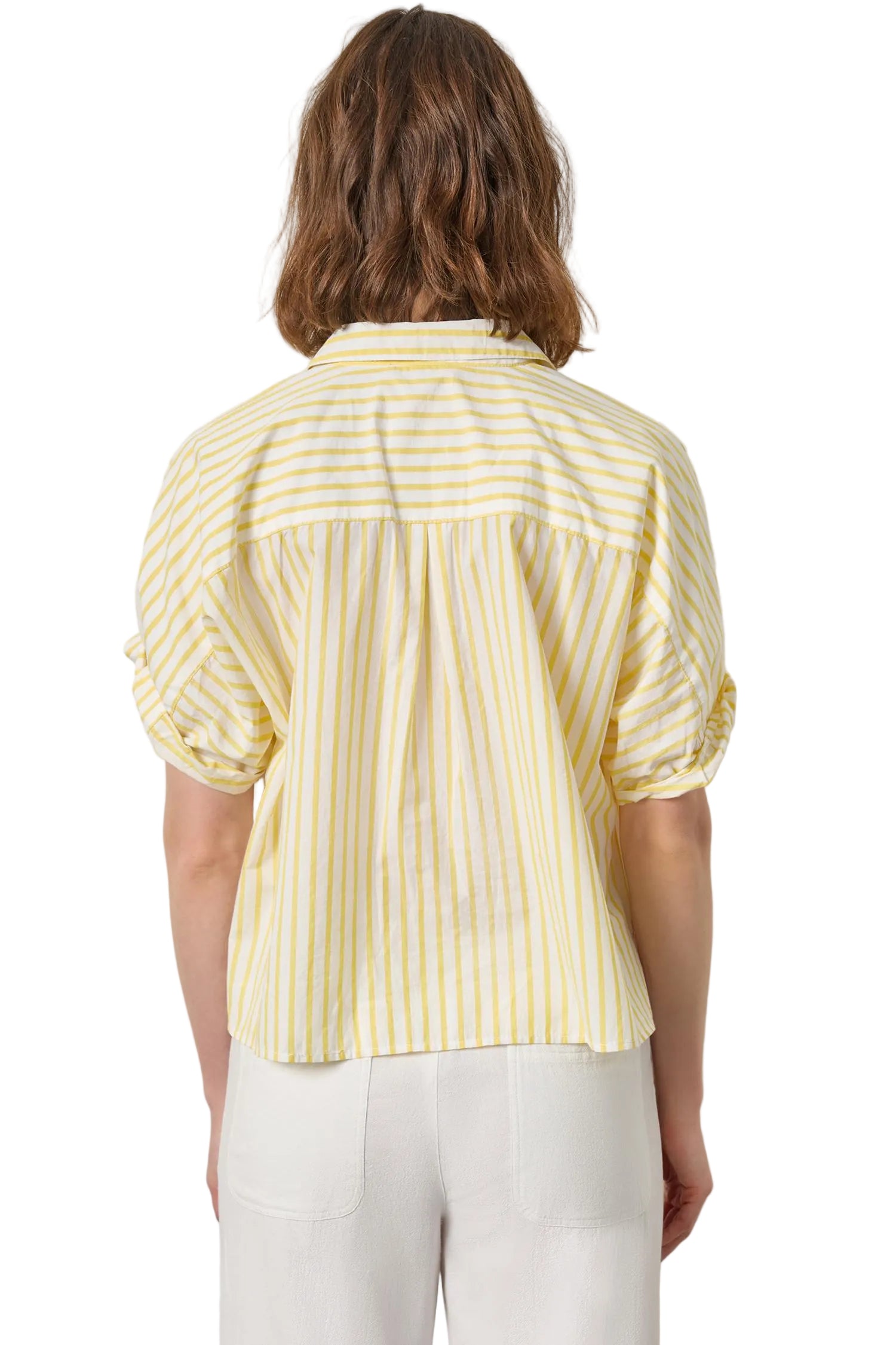 Striped Button Front Shirt