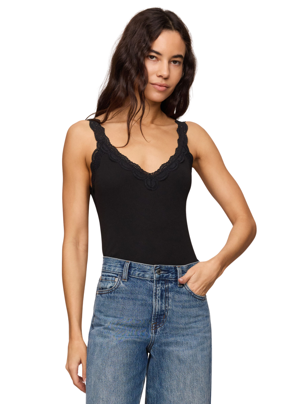 Eve Lace Tank_Z Supply_ZT263275-BLK