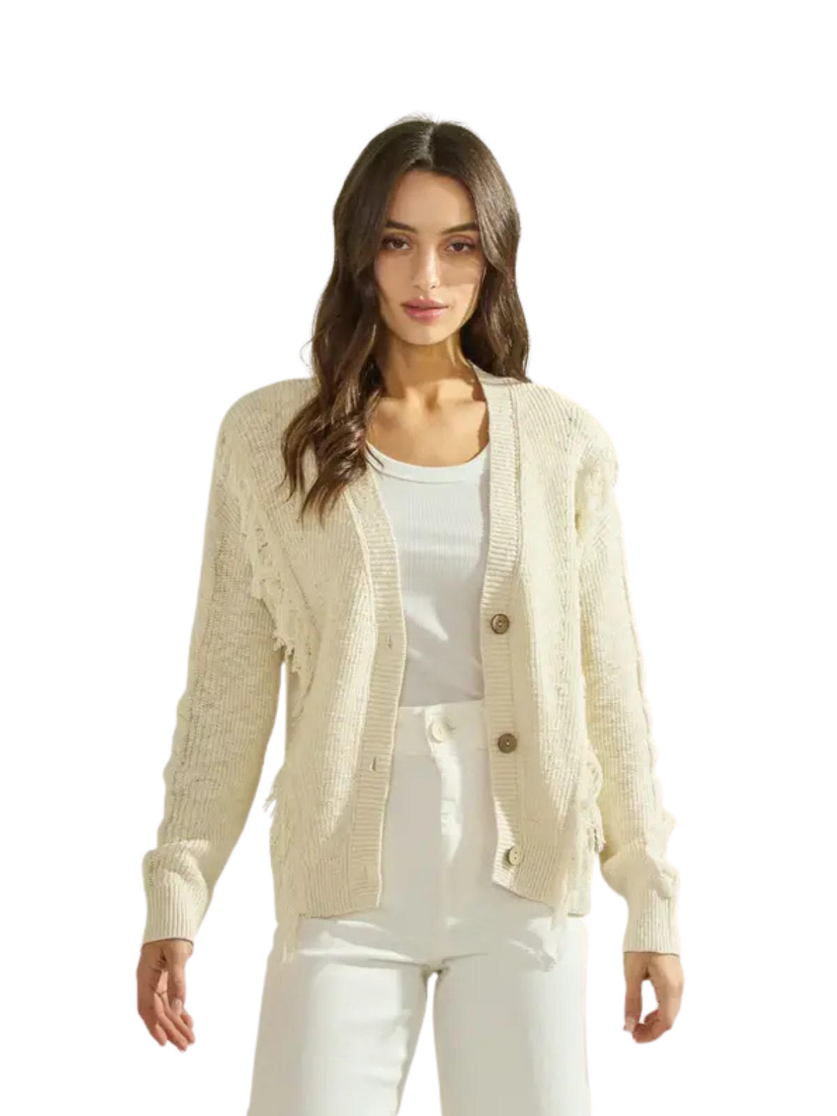 Fringe Cardigan_Able_AT1859